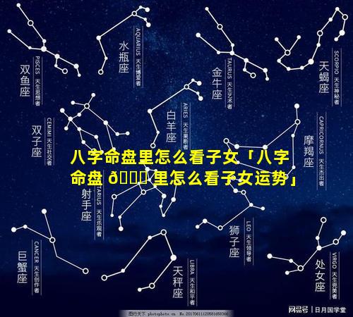 八字命盘里怎么看子女「八字命盘 🐛 里怎么看子女运势」